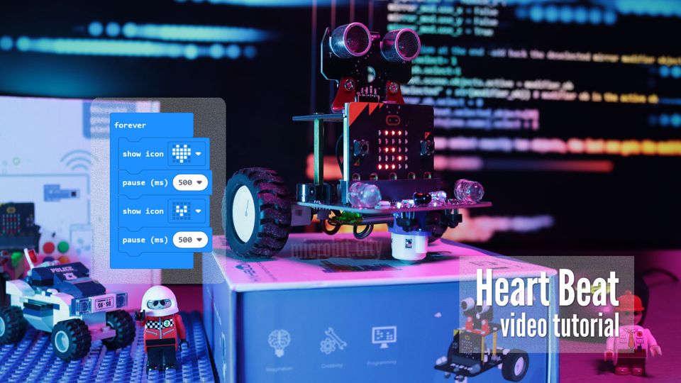 Heart Beat (bataile inimii) - micro:bit